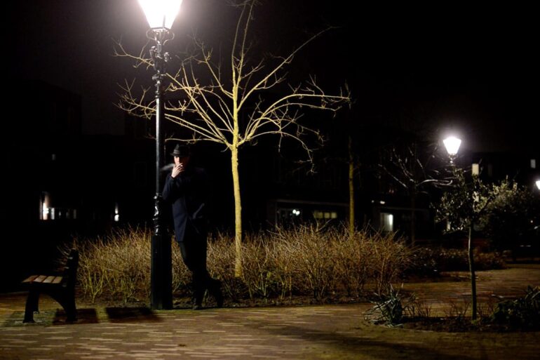 Gerhardt (lantaarnpaal, sigaret)