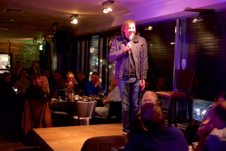 Eerste comedian (Comedy Diner @ De Waag, Alkmaar)