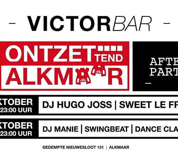 Victorbar Ontzettend Alkmaar Afterparty