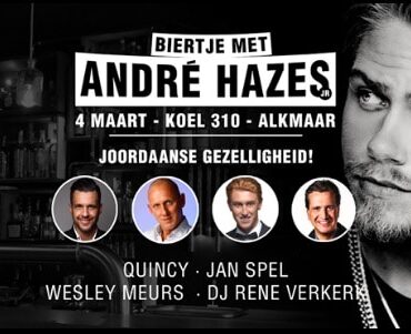 Biertje met Andre Hazes jr