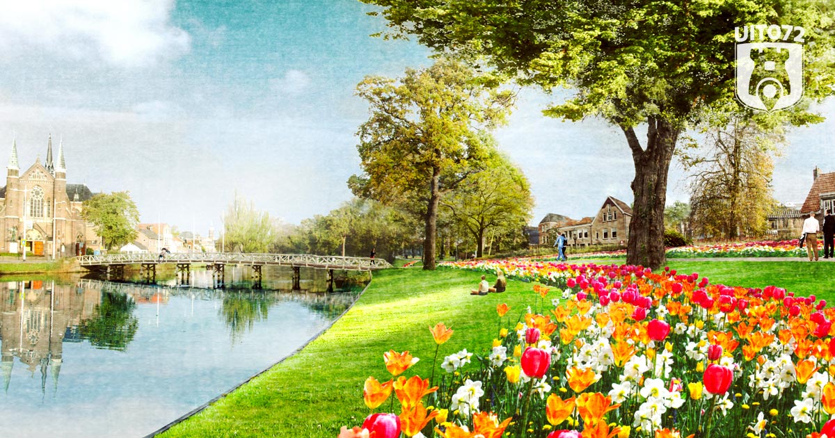 Bloemen in Clarissenbolwerk, Alkmaar