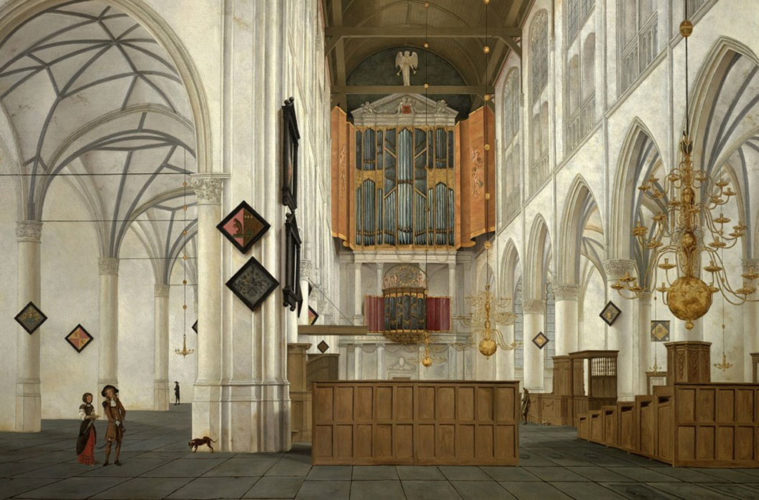 Saenredam - Interieur van de Grote Kerk Alkmaar