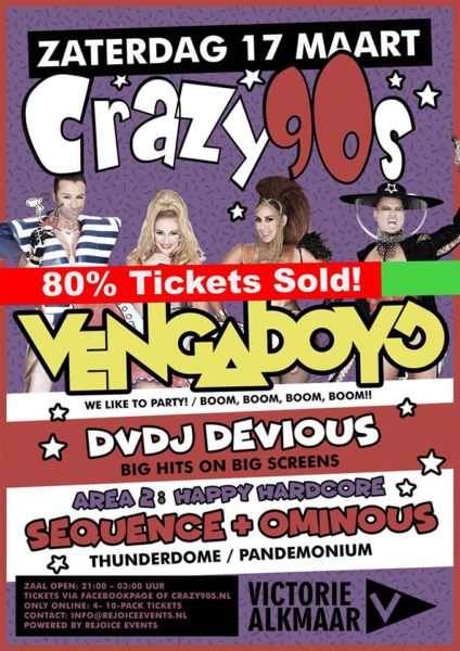 Crazy 90's XL : Venga Boys Live