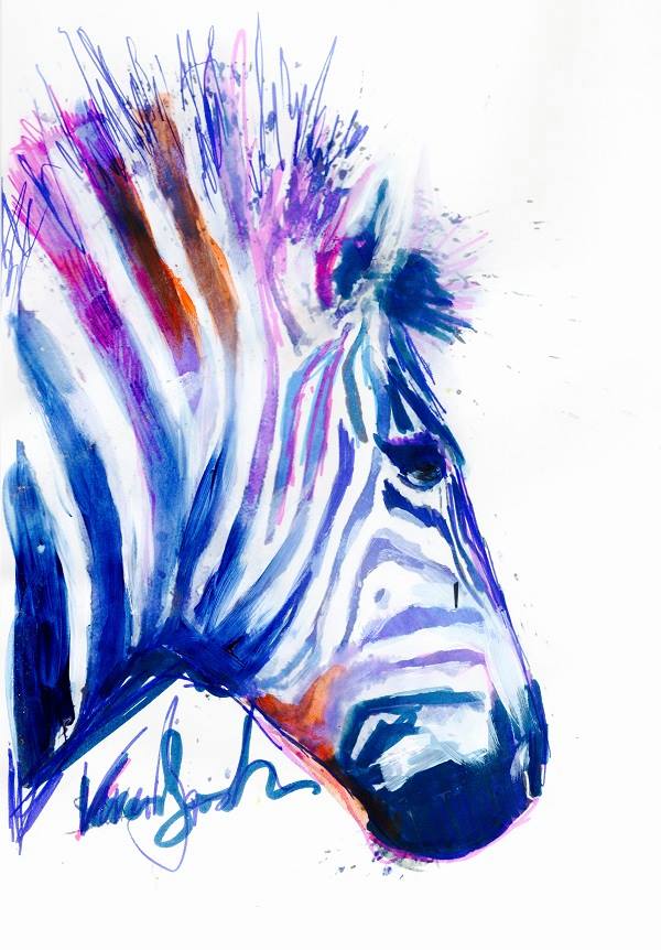 ArtNight; Zebra, Stadsstrand de Kade
