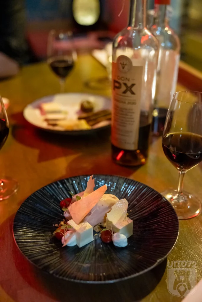 Vlaflip van panna cotta