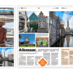 Alkmaar paginagroot uitgelicht in De Telegraaf