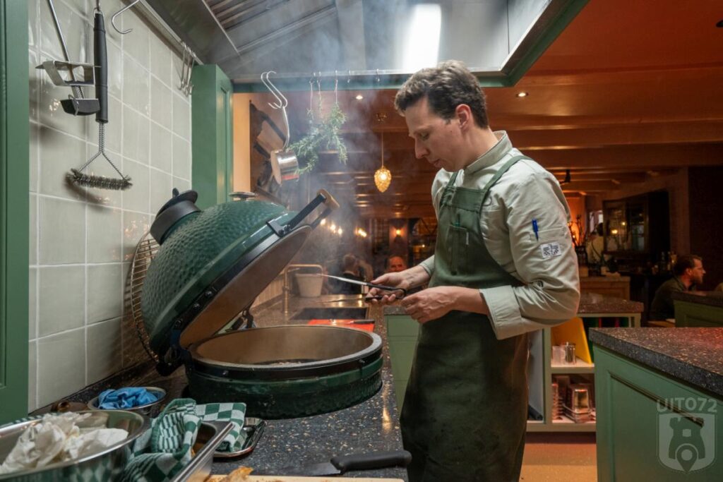 Gans op de Big Green Egg