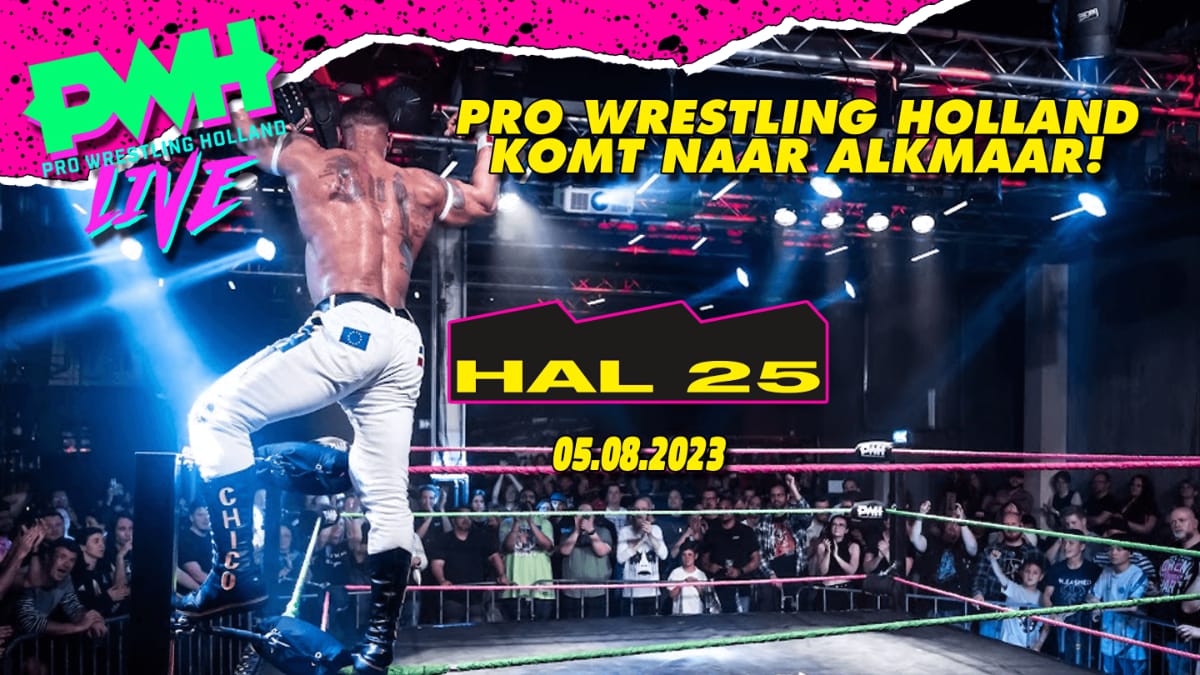 Pro Wrestling Holland live bij HAL25