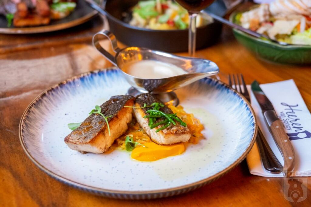 Corvinafilet | Groenten-nage | beurre blanc | dragonolie